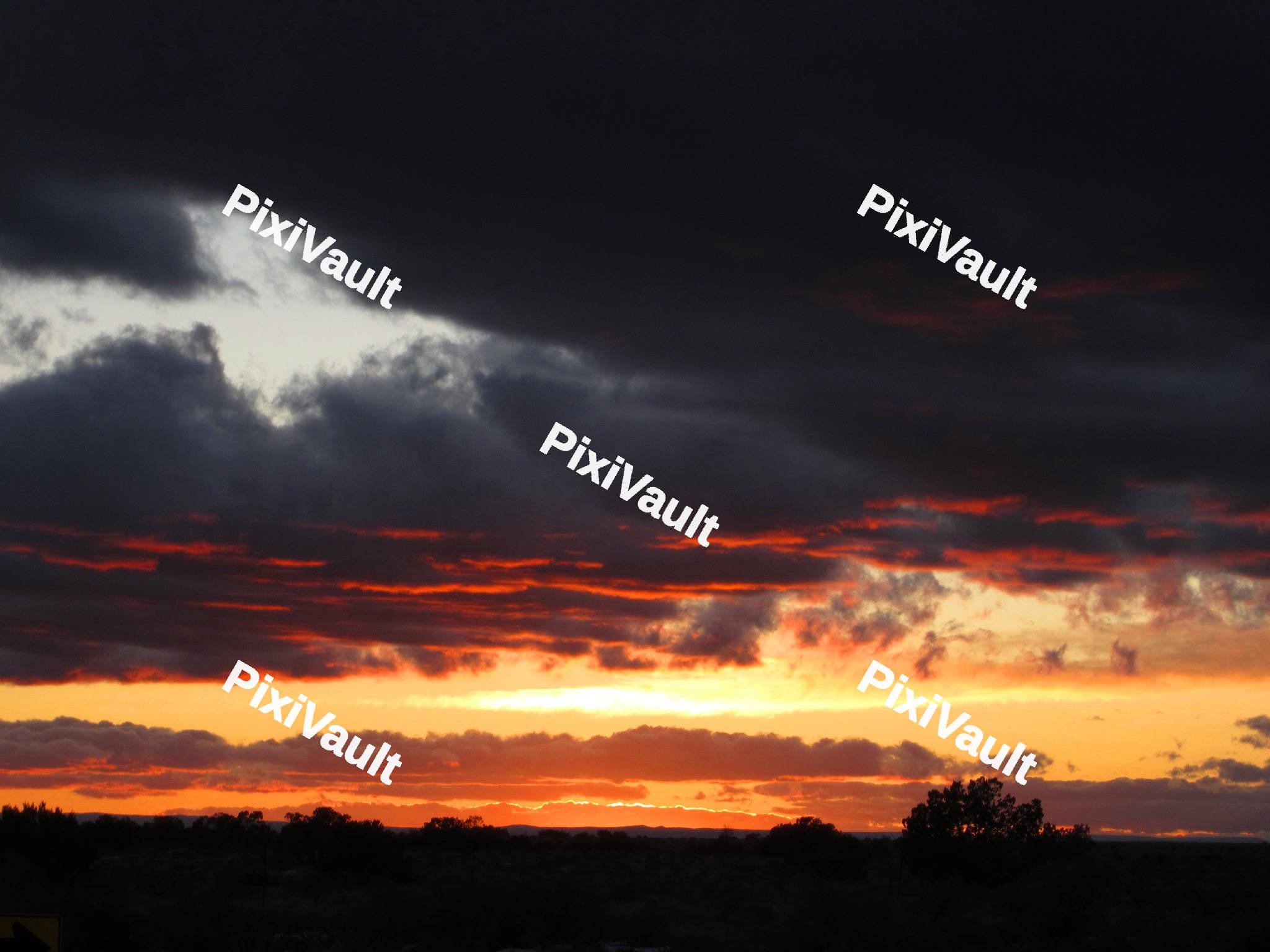 Spectacular sunset